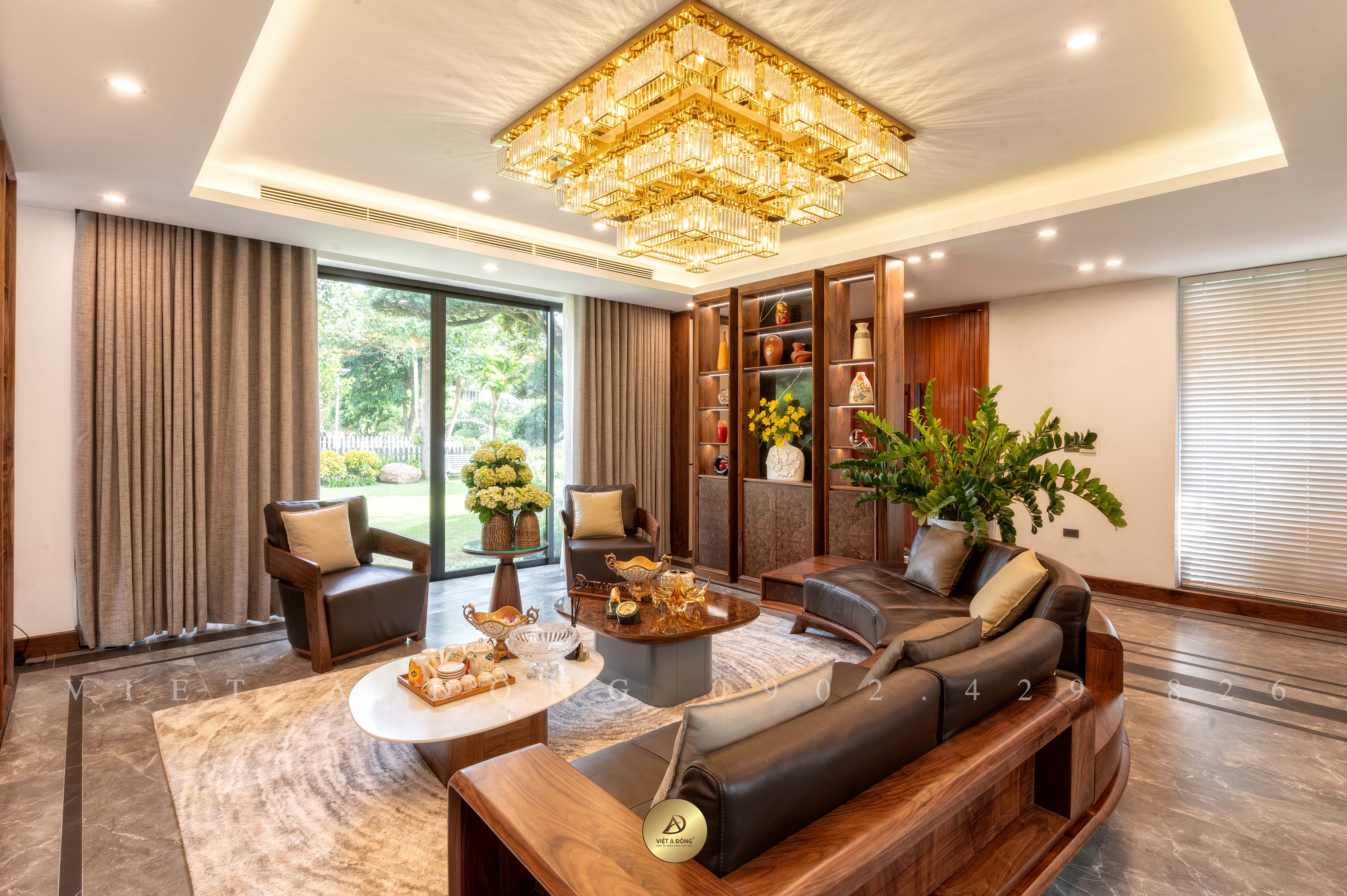 Nội thất phòng khách biệt thự Bắc Ninh